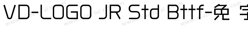 VD-LOGO JR Std Bttf字体转换